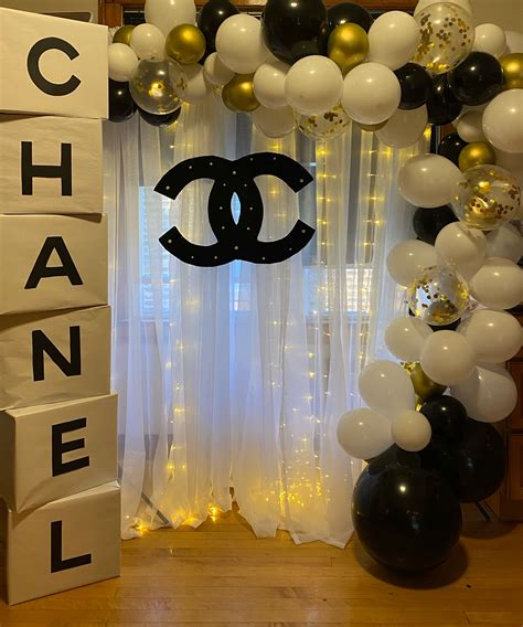 chanel party balloons|Chanel Party Balloons .